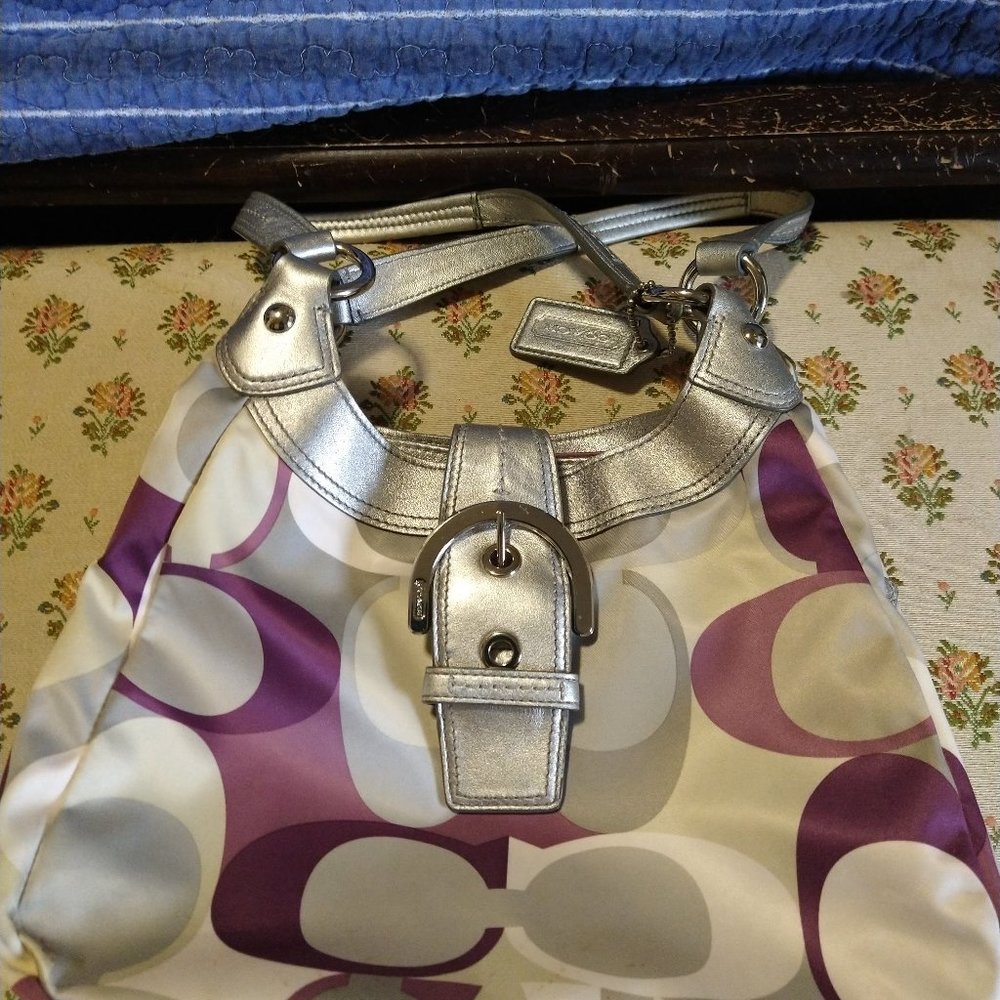 Coach cloth purse